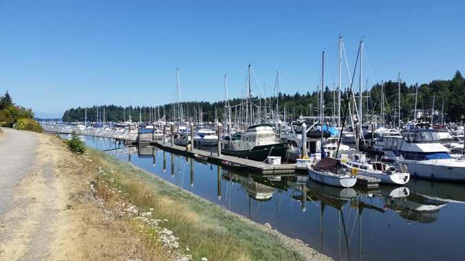 Swantown Marina - our first choice for living aboard this winter in Olympia