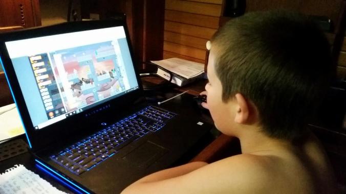 Boat Kid learns coding on fun interactive game.