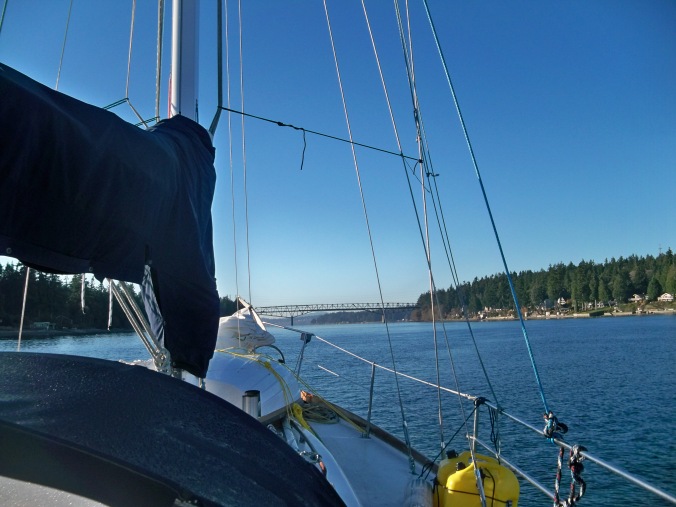 Mosaic Voyage's trip from Kingston to Poulsbo for winter moorage